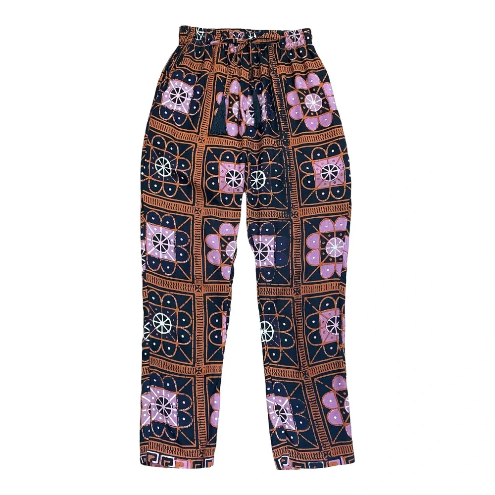Natalie Martin Bianca Straight Leg Tassel Tie Pants - Picture 2 of 5